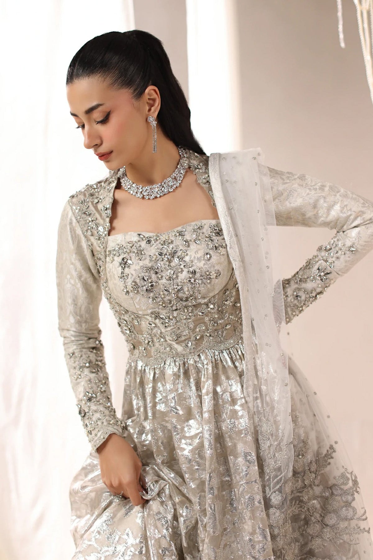 Musferah Saad | Into Twilight | Lumieria by Musferah Saad - Designer Dress  - Type : Ladies Clothes - Available at Libayah - 100% Original 