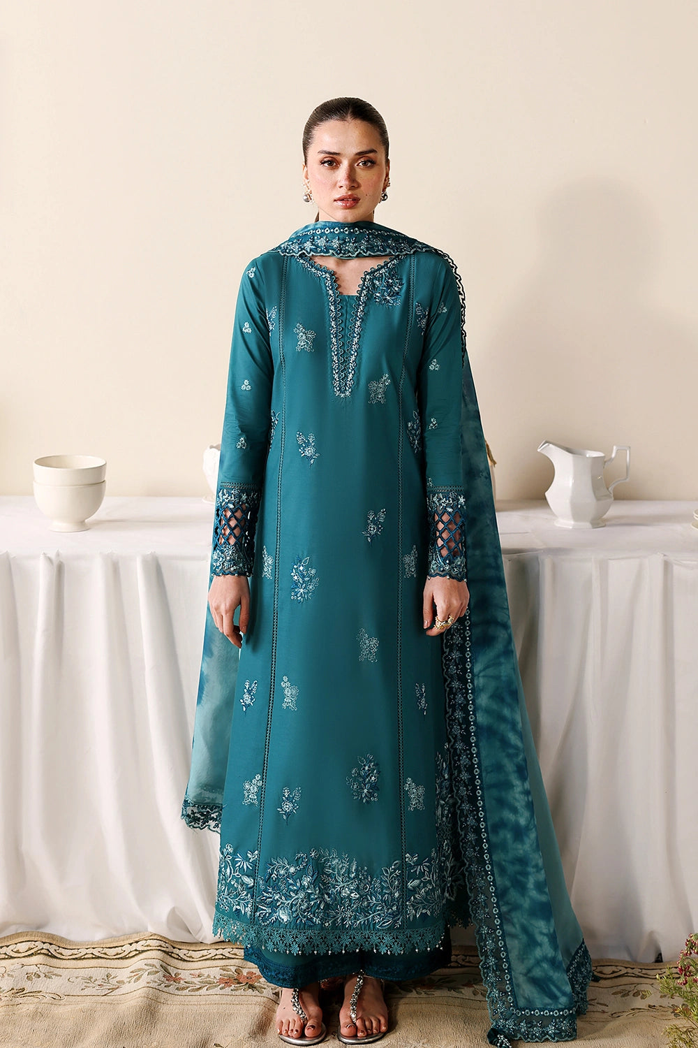 Azure | Luxury Lawn 26 | Sea Breeze by Azure - Designer Dress  - Type : Ladies Clothes - Available at Libayah - 100% Original 