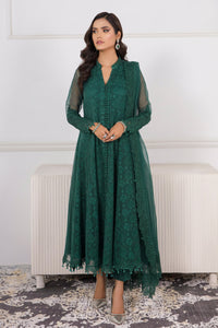 Baroque | Formals Collection | EMBROIDERED SCHIFFLI CHIFFON UF-339 by Baroque - Designer Dress  - Type : Ladies Clothes - Available at Libayah - 100% Original 