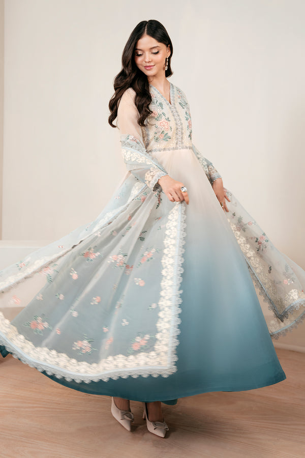 Baroque | Luxury Pret 25 | EMBROIDERED CHIFFON PR-1056 by Baroque - Designer Dress  - Type : Ladies Clothes - Available at Libayah - 100% Original 