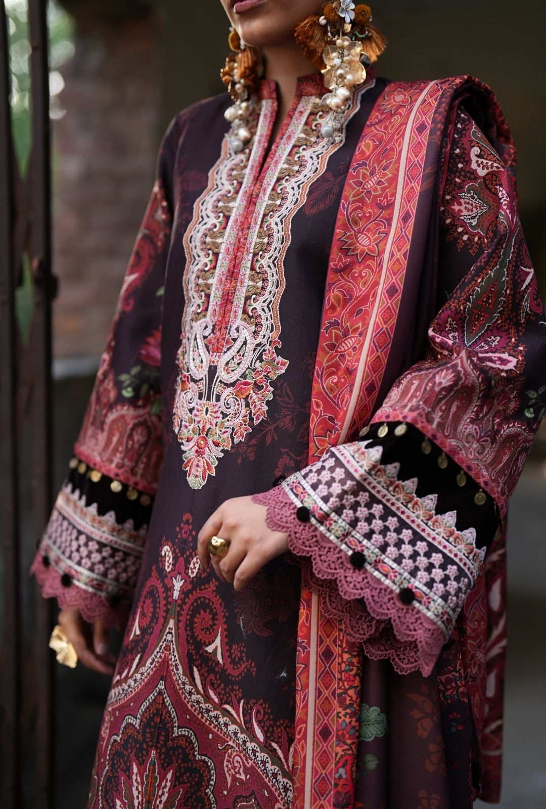 AJR Couture | Sard Sham | Naqsh by AJR Couture - Designer Dress - Type : Ladies Clothes - Available at Libayah - 100% Original 