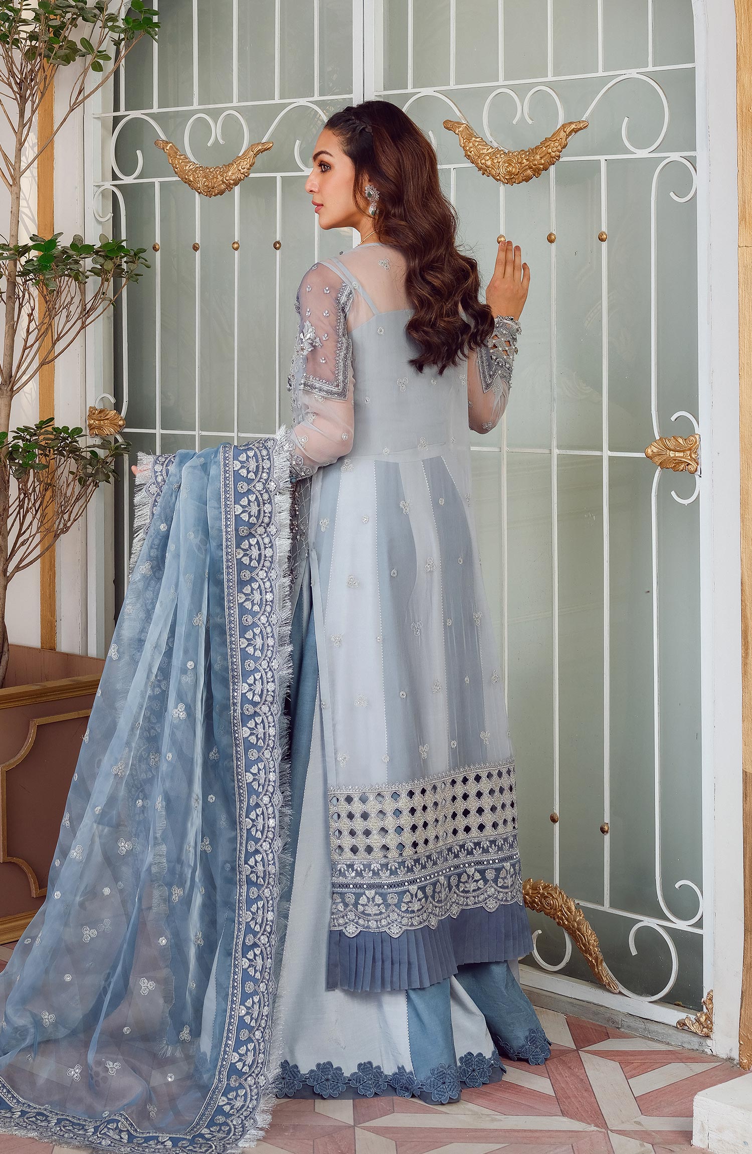 Mina Kashif | Luxury Pret | MK23-13-A/B by Mina Kashif - Designer Dress - Type: Formal - Available at Libayah - 100% Original