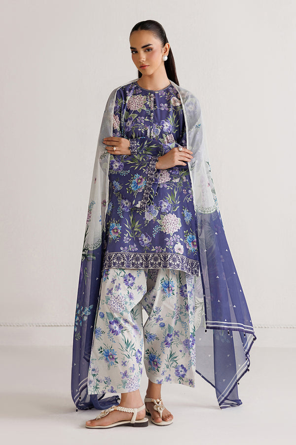 Baroque | Luxury Summer Pret |  UF-4496 by Baroque - Designer Dress  - Type : Ladies Clothes - Available at Libayah - 100% Original 