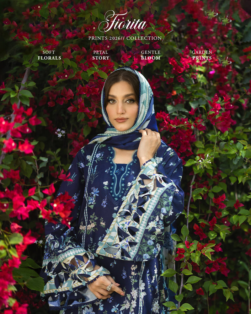 Elaf Premium | Bridgerton Prints 26 | EPB-6B FIORITA by Elaf Premium - Designer Dress  - Type : Ladies Clothes - Available at Libayah - 100% Original 