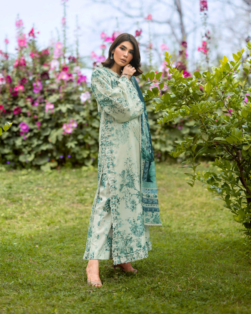 Elaf Premium | Bridgerton Prints 26 | EPB-7A DAPHANEE by Elaf Premium - Designer Dress  - Type : Ladies Clothes - Available at Libayah - 100% Original 