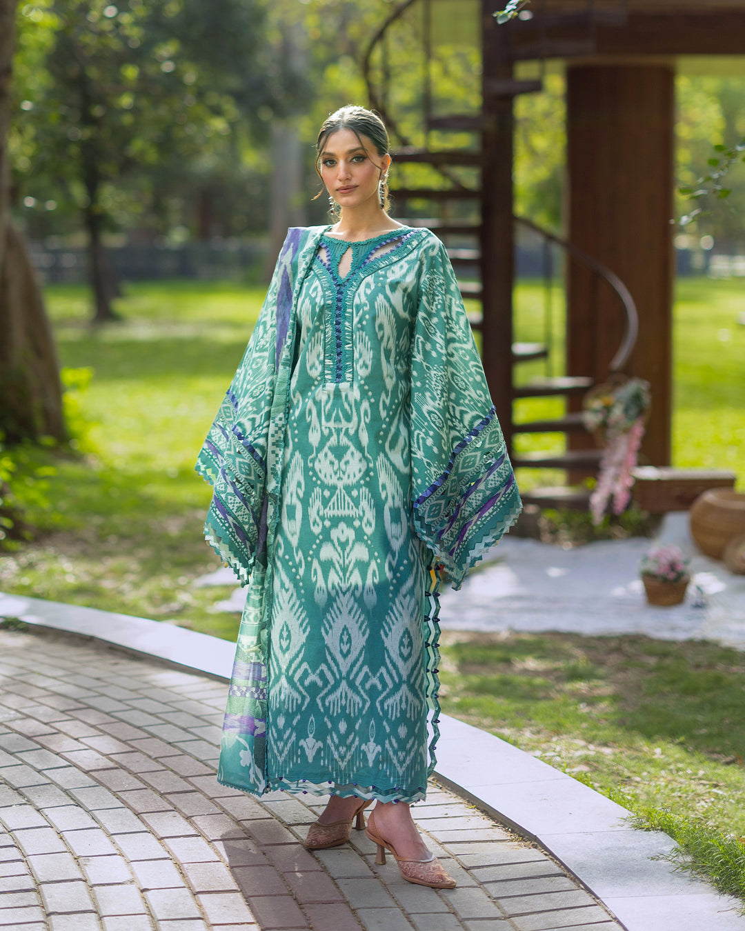 Elaf Premium | Bridgerton Prints 26 | EPB-1A NIA MARE by Elaf Premium - Designer Dress  - Type : Ladies Clothes - Available at Libayah - 100% Original 