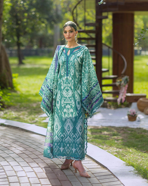 Elaf Premium | Bridgerton Prints 26 | EPB-1A NIA MARE by Elaf Premium - Designer Dress  - Type : Ladies Clothes - Available at Libayah - 100% Original 