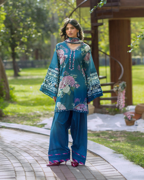 Elaf Premium | Bridgerton Prints 26 | EPB-8A ELOISE by Elaf Premium - Designer Dress  - Type : Ladies Clothes - Available at Libayah - 100% Original 