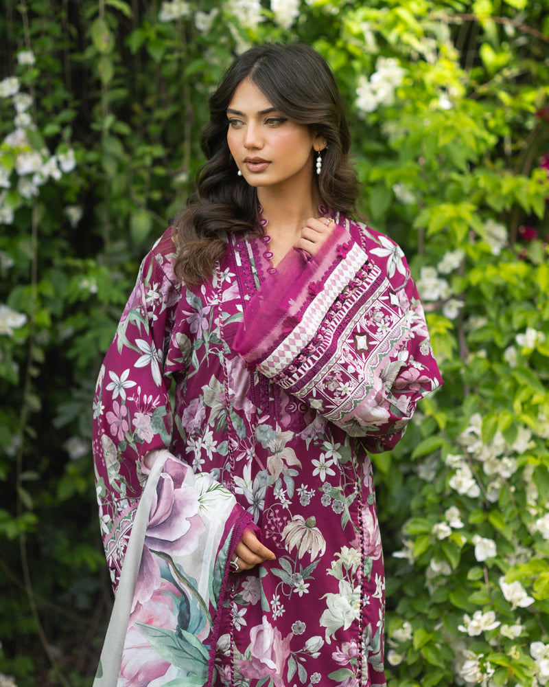 Elaf Premium | Bridgerton Prints 26 | EPB-4B DOLCE ROSA by Elaf Premium - Designer Dress  - Type : Ladies Clothes - Available at Libayah - 100% Original 