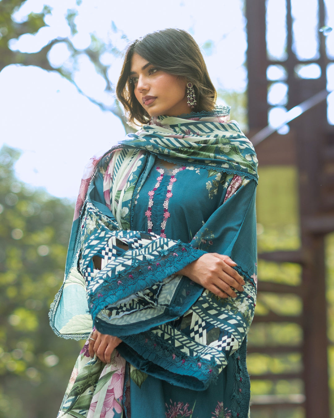 Elaf Premium | Bridgerton Prints 26 | EPB-8A ELOISE by Elaf Premium - Designer Dress  - Type : Ladies Clothes - Available at Libayah - 100% Original 