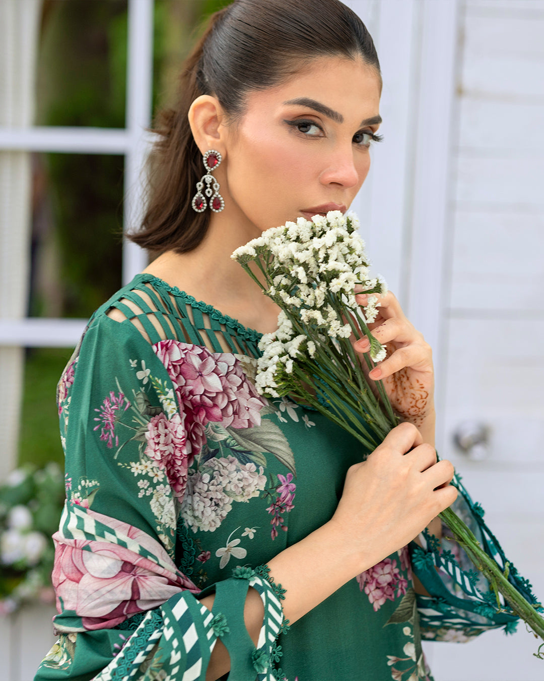 Elaf Premium | Bridgerton Prints 26 | EPB-8B MARIN by Elaf Premium - Designer Dress  - Type : Ladies Clothes - Available at Libayah - 100% Original 