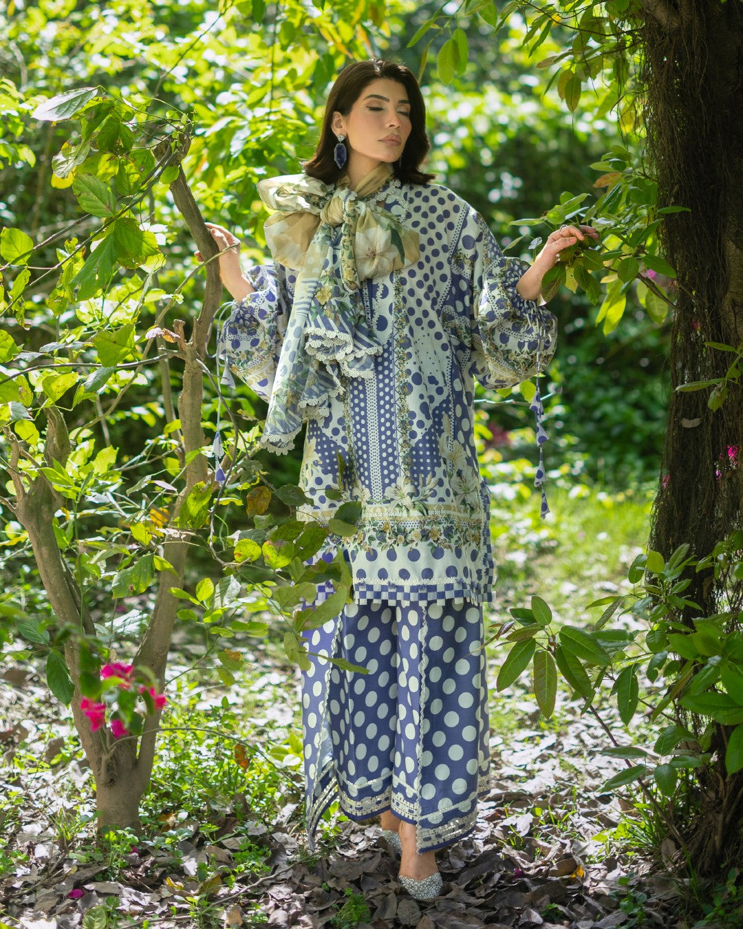 Elaf Premium | Bridgerton Prints 26 | EPB-5A VIOLETTE by Elaf Premium - Designer Dress  - Type : Ladies Clothes - Available at Libayah - 100% Original 