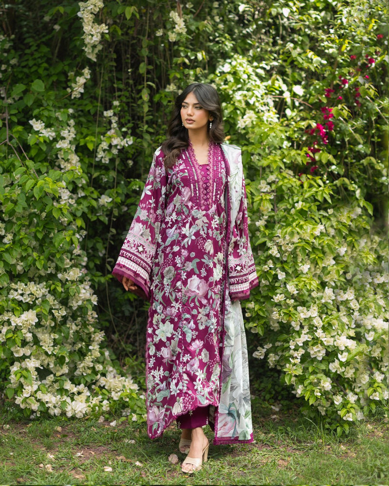 Elaf Premium | Bridgerton Prints 26 | EPB-4B DOLCE ROSA by Elaf Premium - Designer Dress  - Type : Ladies Clothes - Available at Libayah - 100% Original 
