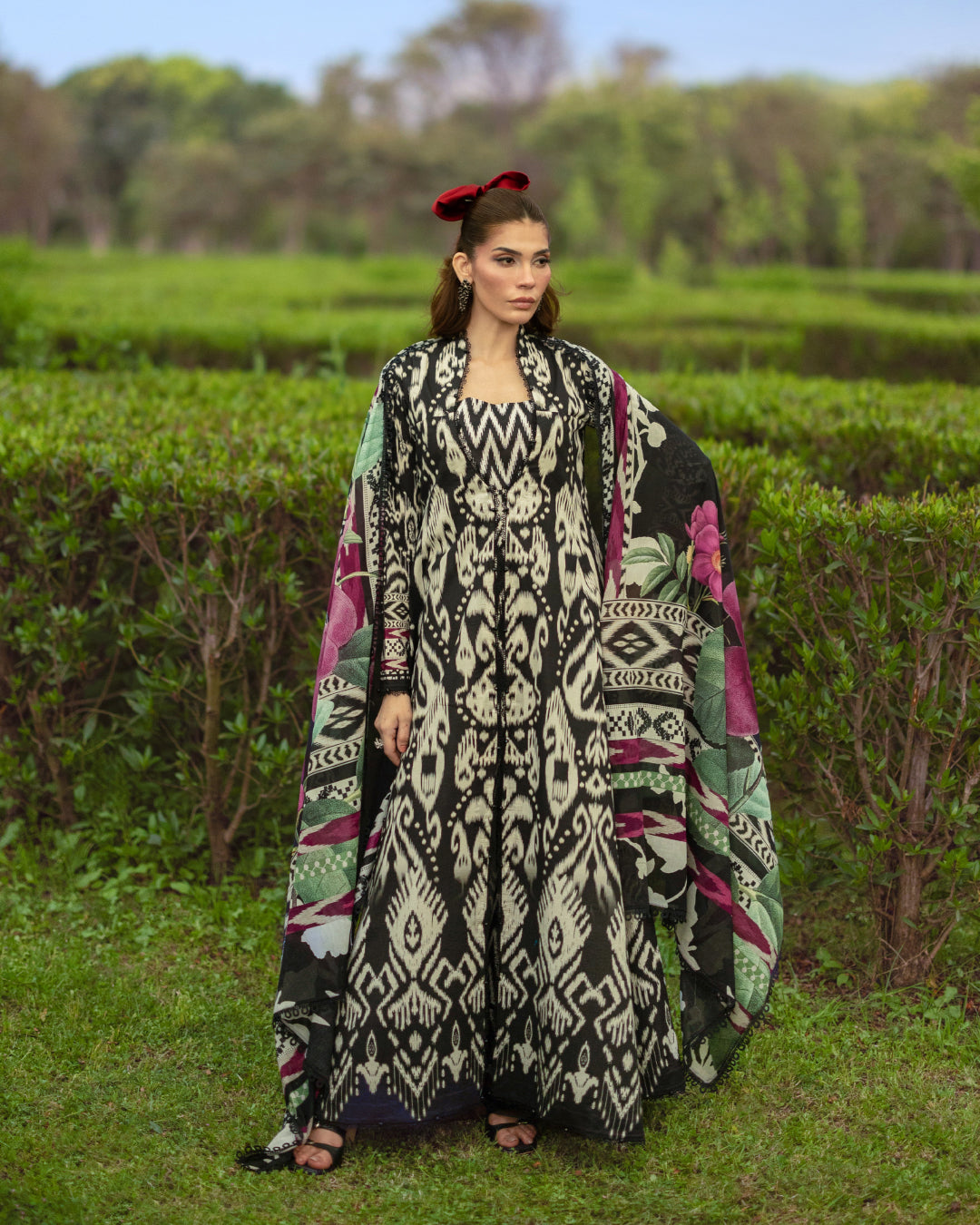 Elaf Premium | Bridgerton Prints 26 | EPB-1B REGINA by Elaf Premium - Designer Dress  - Type : Ladies Clothes - Available at Libayah - 100% Original 