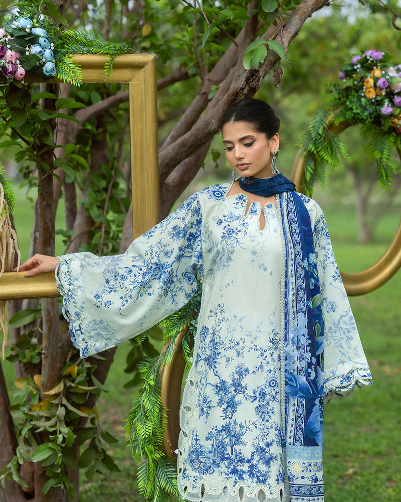 Elaf Premium | Bridgerton Prints 26 | EPB-7B FIORI D'AVORIO by Elaf Premium - Designer Dress  - Type : Ladies Clothes - Available at Libayah - 100% Original 