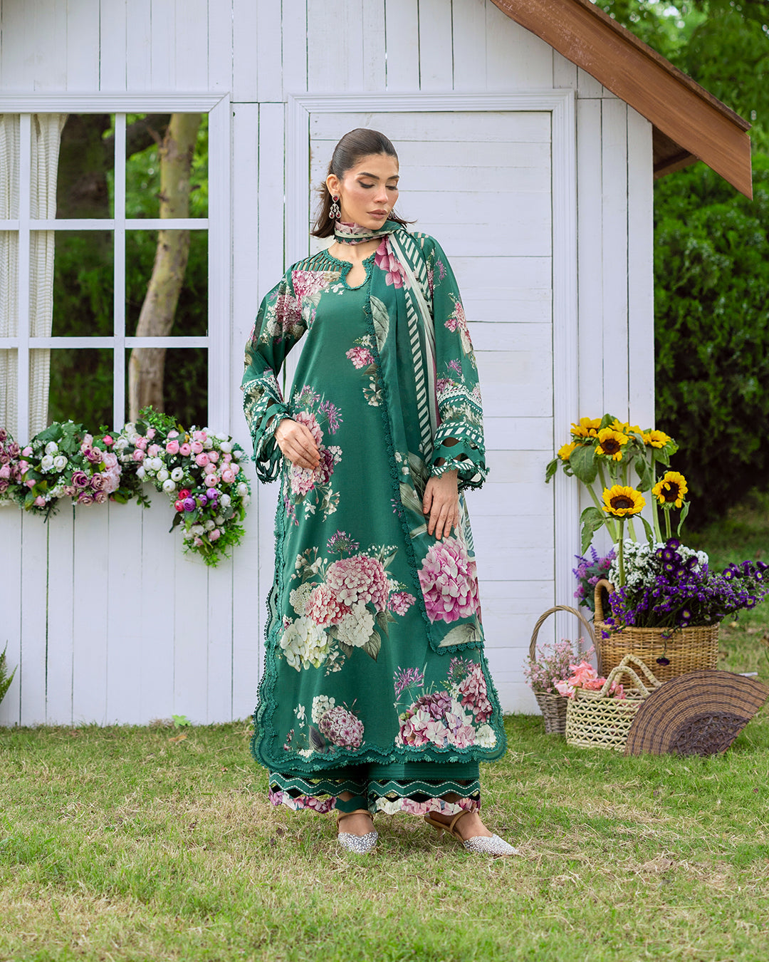 Elaf Premium | Bridgerton Prints 26 | EPB-8B MARIN by Elaf Premium - Designer Dress  - Type : Ladies Clothes - Available at Libayah - 100% Original 