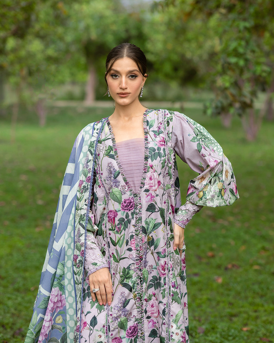 Elaf Premium | Bridgerton Prints 26 | EPB-3A ELVIRA by Elaf Premium - Designer Dress  - Type : Ladies Clothes - Available at Libayah - 100% Original 