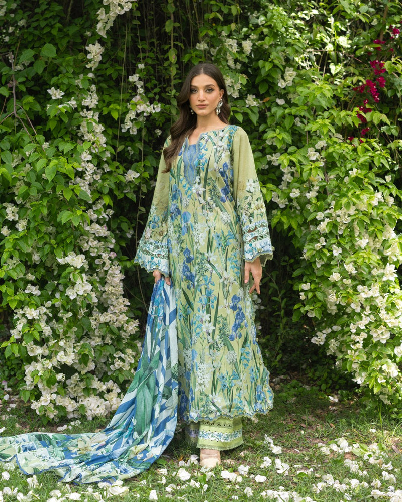 Elaf Premium | Bridgerton Prints 26 | EPB-2A GARDEN AFFAIR by Elaf Premium - Designer Dress  - Type : Ladies Clothes - Available at Libayah - 100% Original 