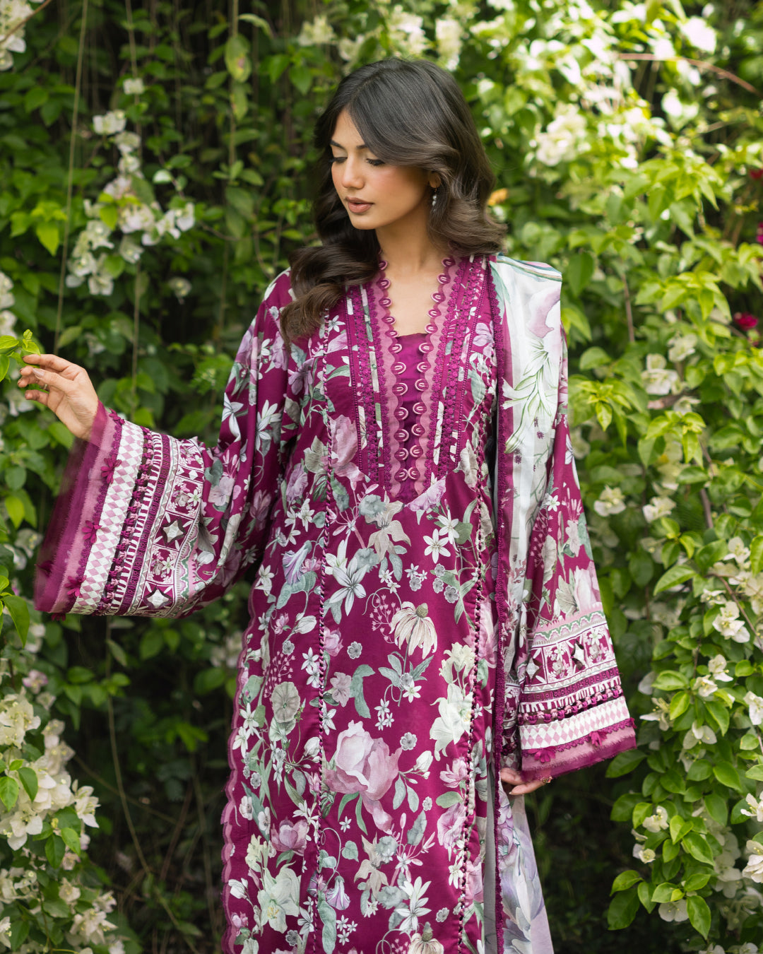 Elaf Premium | Bridgerton Prints 26 | EPB-2A GARDEN AFFAIR by Elaf Premium - Designer Dress  - Type : Ladies Clothes - Available at Libayah - 100% Original 
