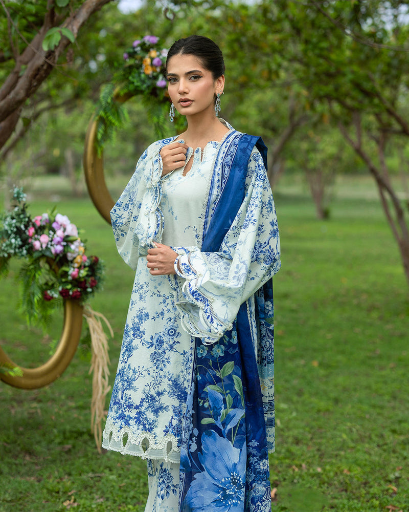 Elaf Premium | Bridgerton Prints 26 | EPB-7B FIORI D'AVORIO by Elaf Premium - Designer Dress  - Type : Ladies Clothes - Available at Libayah - 100% Original 