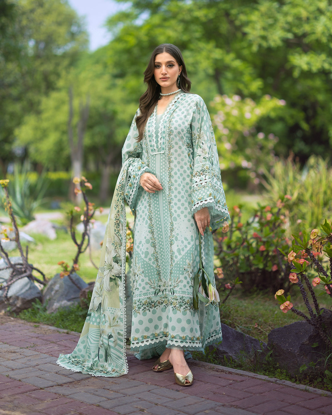 Elaf Premium | Bridgerton Prints 26 | EPB-5B CIELA BELLE by Elaf Premium - Designer Dress  - Type : Ladies Clothes - Available at Libayah - 100% Original 