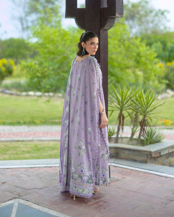 Elaf Premium | Bridgerton Prints 26 | EPB-6A LILAC GARDEN by Elaf Premium - Designer Dress  - Type : Ladies Clothes - Available at Libayah - 100% Original 