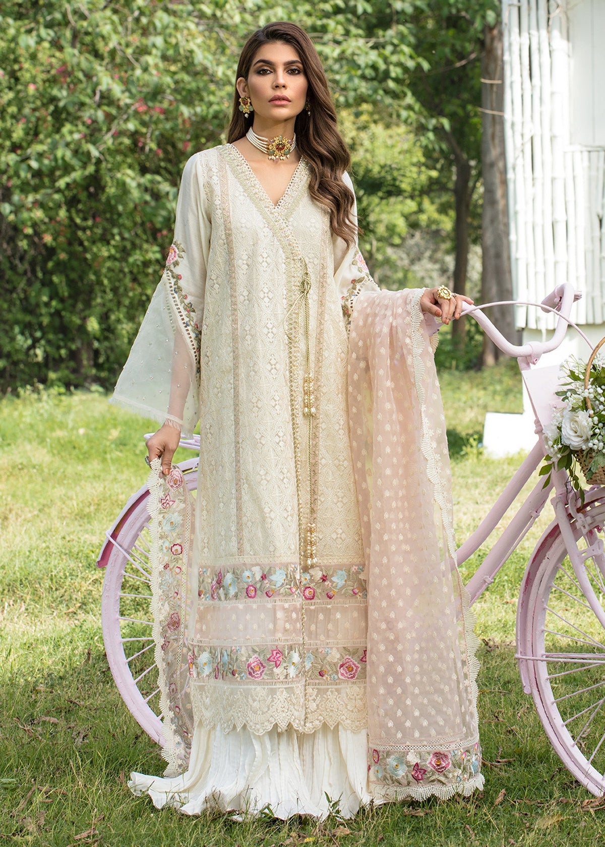 Saira Shakira | Luxury Pret | Blooming Jasmine by Saira Shakira - Designer Dress  - Type : Ladies Clothes - Available at Libayah - 100% Original 