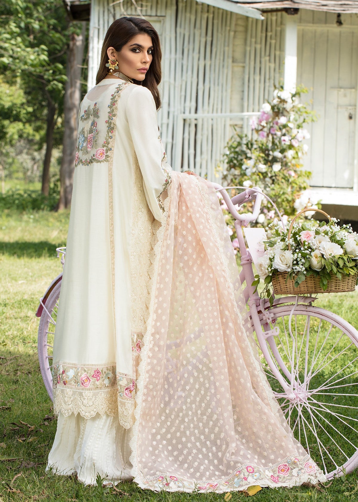 Saira Shakira | Luxury Pret | Blooming Jasmine by Saira Shakira - Designer Dress  - Type : Ladies Clothes - Available at Libayah - 100% Original 
