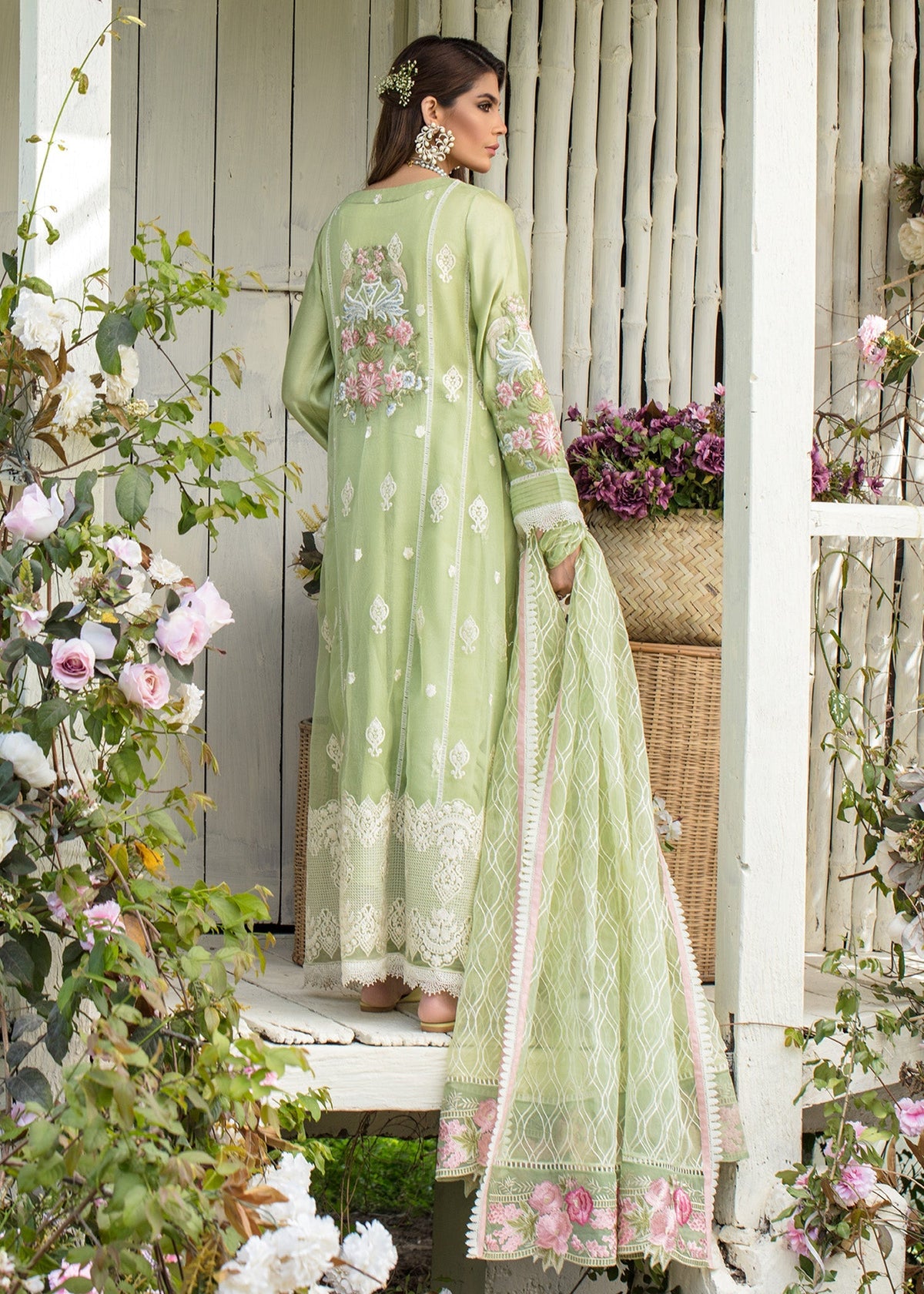 Saira Shakira | Luxury Pret | Mint Delight by Saira Shakira - Designer Dress  - Type : Ladies Clothes - Available at Libayah - 100% Original 