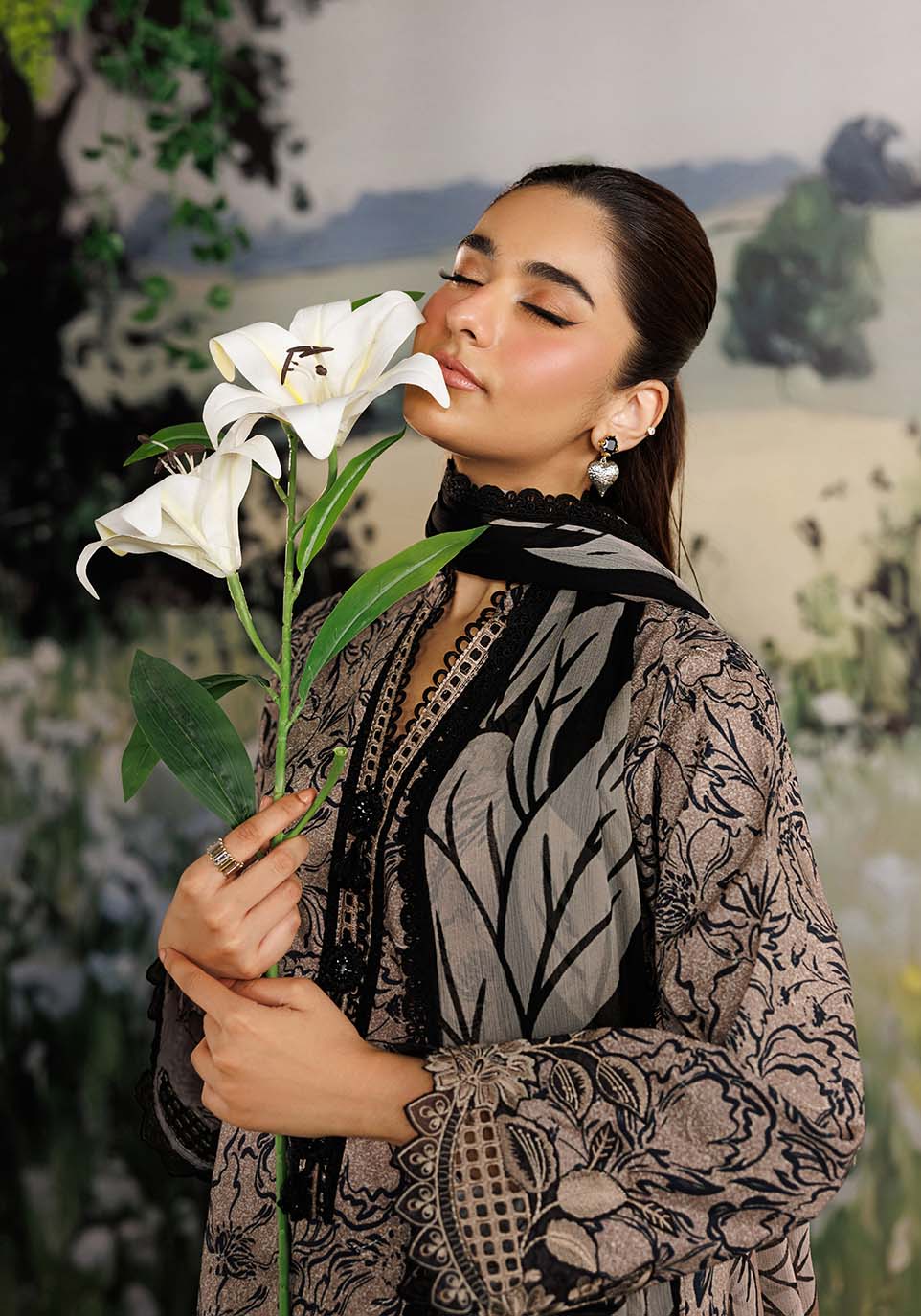 Zarqash | RimJhim The Moonsoon Edit 26 | GULMOHAR ZQ002 by Zarqash - Designer Dress  - Type : Ladies Clothes - Available at Libayah - 100% Original 