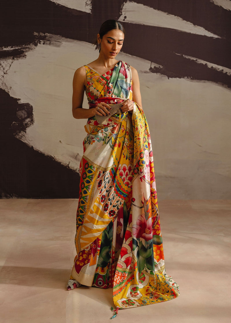 Mahgul | Eye of Cemal | Tangerine Dance by Mahgul - Designer Dress - Type: Ladies Clothes - Available at Libayah - 100% Original