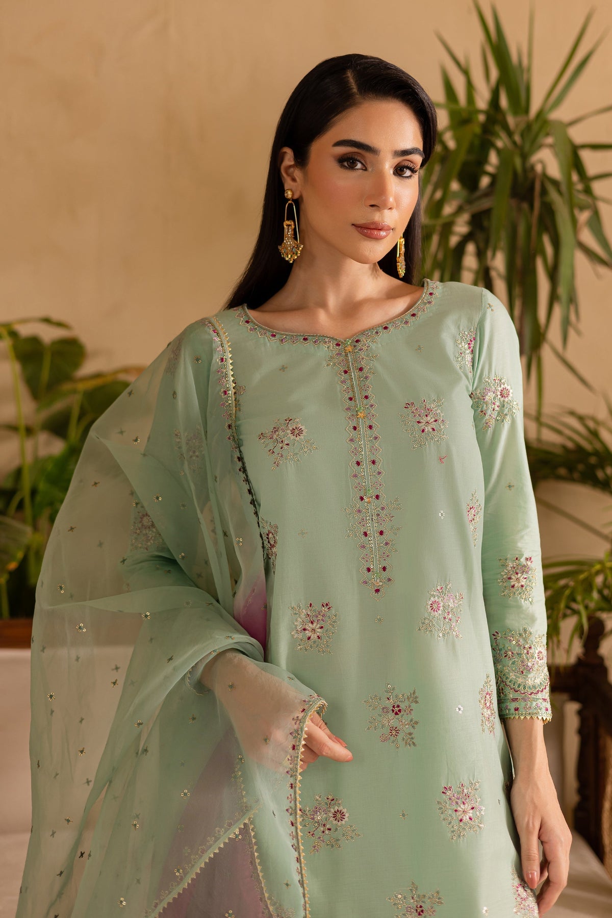 Batik | Nyra Embroidered Summer Solids | Amawas by Batik - Designer Dress - Type: Ladies Clothes - Available at Libayah - 100% Original