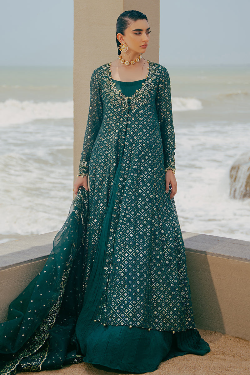 Cross Stitch | Wedding Collection 24 | GREEN SPRING by Cross Stitch - Designer Dress - Type: Formal - Available at Libayah - 100% Original