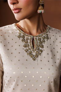 Baroque | Formals Collection | EMBROIDERED ZARRI CHIFFON UF-4435 by Baroque - Designer Dress  - Type : Ladies Clothes - Available at Libayah - 100% Original 