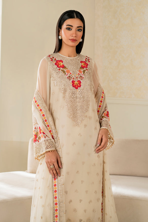 Baroque | Luxury Pret 25 | EMBROIDERED CHIFFON PR-1145 by Baroque - Designer Dress  - Type : Ladies Clothes - Available at Libayah - 100% Original 