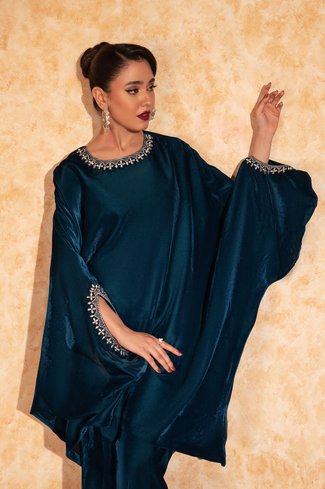Fozia Khalid | Velvet Deck | Nina by Fozia Khalid - Designer Dress - Type: Formal - Available at Libayah - 100% Original