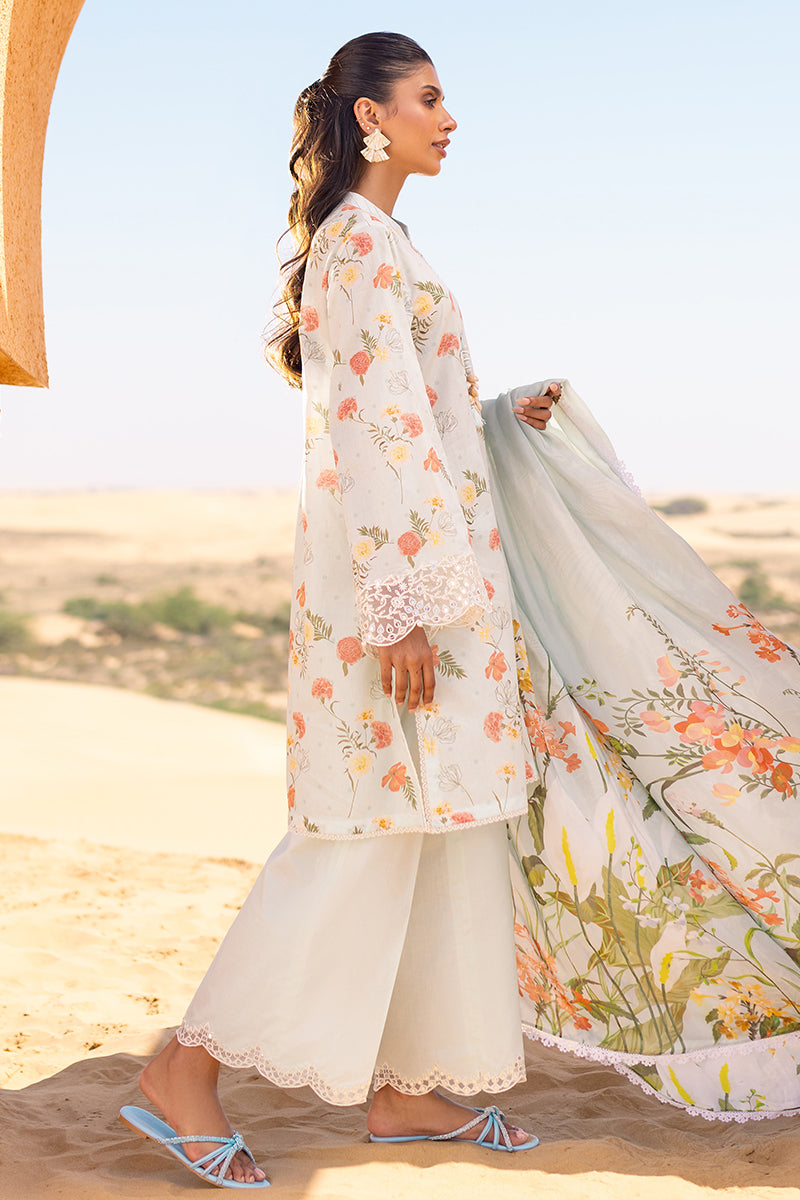 Cross Stitch | Eid Lawn 24 | AQUA GLAZE by Cross Stitch - Designer Dress - Type: Ladies Clothes - Available at Libayah - 100% Original