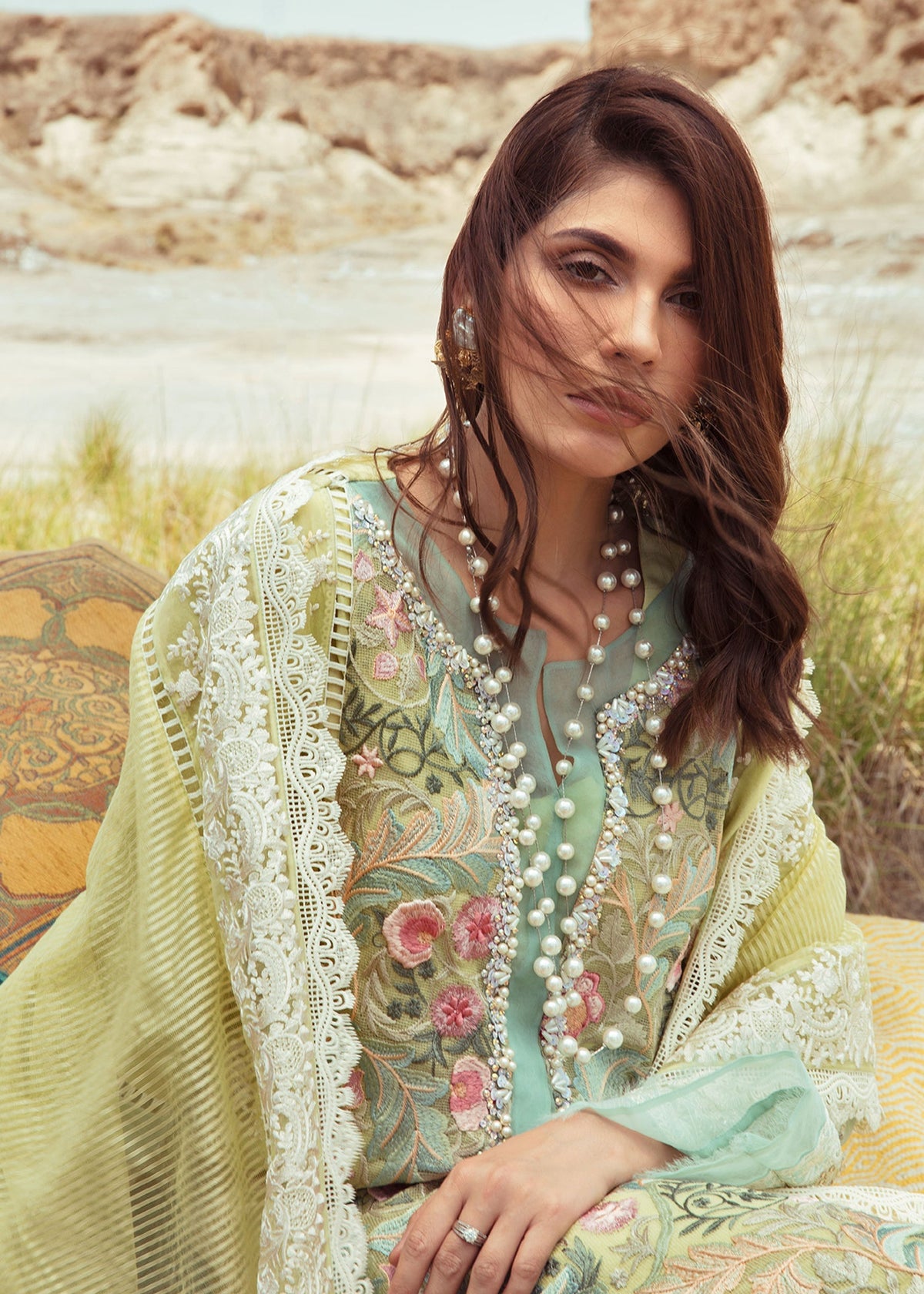 Saira Shakira | Luxury Pret | Aurora by Saira Shakira - Designer Dress  - Type : Ladies Clothes - Available at Libayah - 100% Original 