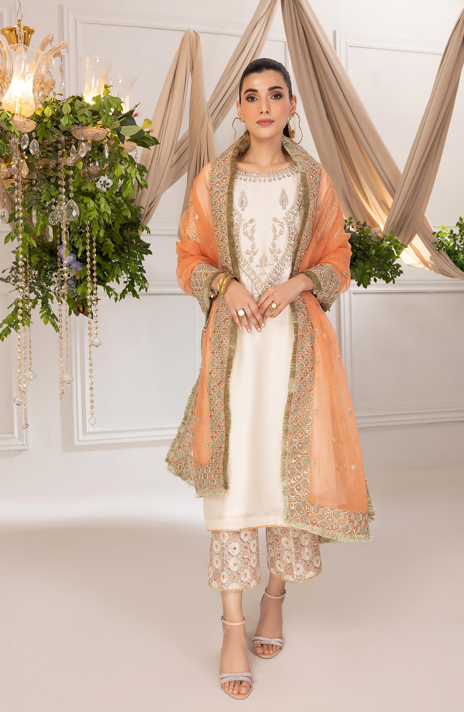 Mina Kashif | Luxury Pret | MK23-15 by Mina Kashif - Designer Dress - Type: Formal - Available at Libayah - 100% Original