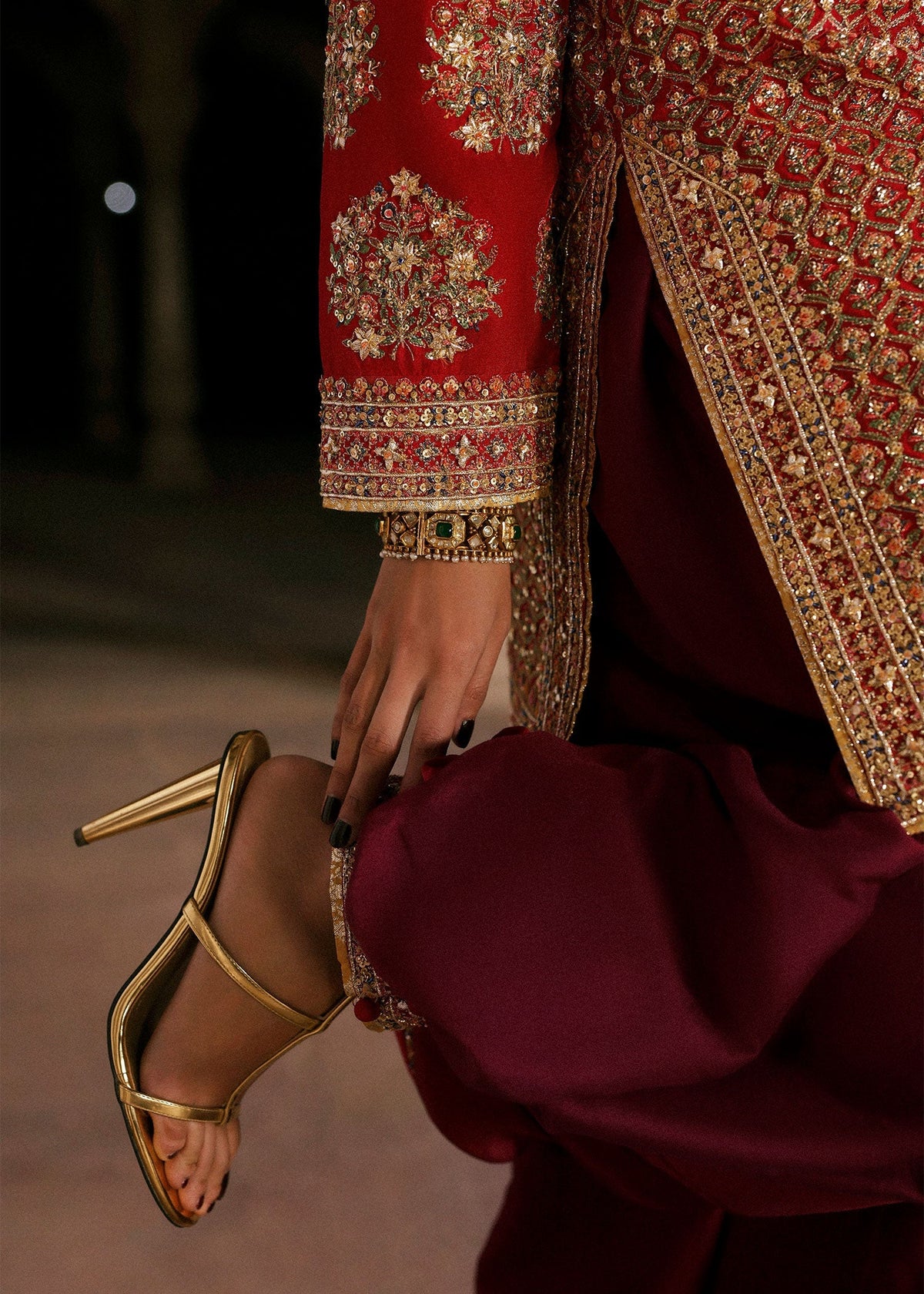 Hussain Rehar | Luxury Pret AW 25 | Crimselle by Hussain Rehar - Designer Dress  - Type : Ladies Clothes - Available at Libayah - 100% Original 