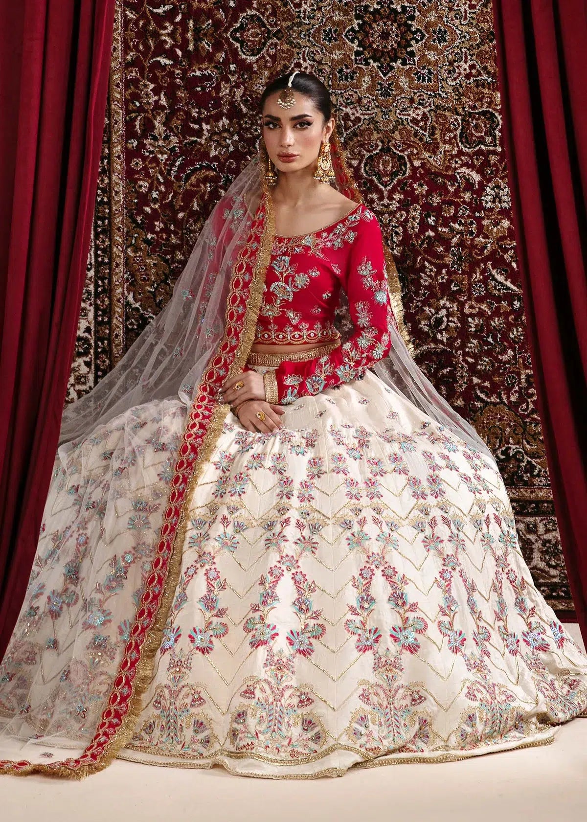 Dastoor | Noor-E-Jahan Wedding Collection'24 | Muskaan by Dastoor - Designer Dress - Type: Ladies Clothes - Available at Libayah - 100% Original