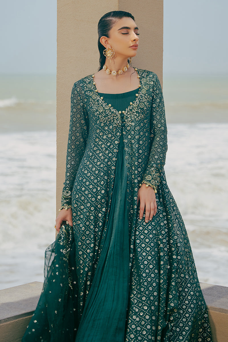 Cross Stitch | Wedding Collection 24 | GREEN SPRING by Cross Stitch - Designer Dress - Type: Formal - Available at Libayah - 100% Original