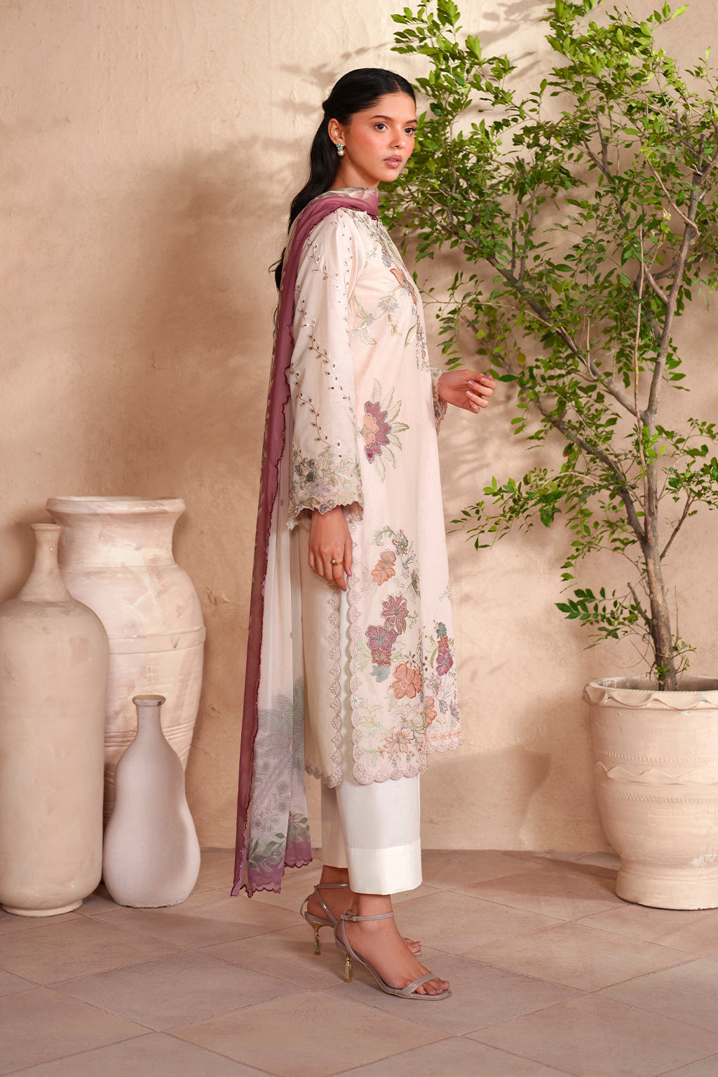Iznik | Eid lawn | EL-04 Embroidered Lawn by Iznik - Designer Dress  - Type : Ladies Clothes - Available at Libayah - 100% Original 