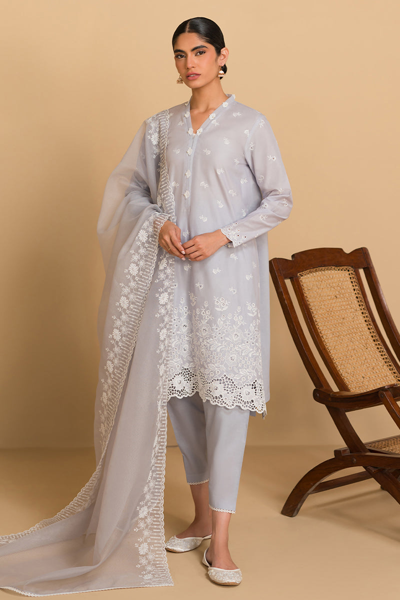 Cross Stitch | Chikankari Lawn Collection | P-05 by Cross Stitch - Designer Dress - Type: Ladies Clothes - Available at Libayah - 100% Original