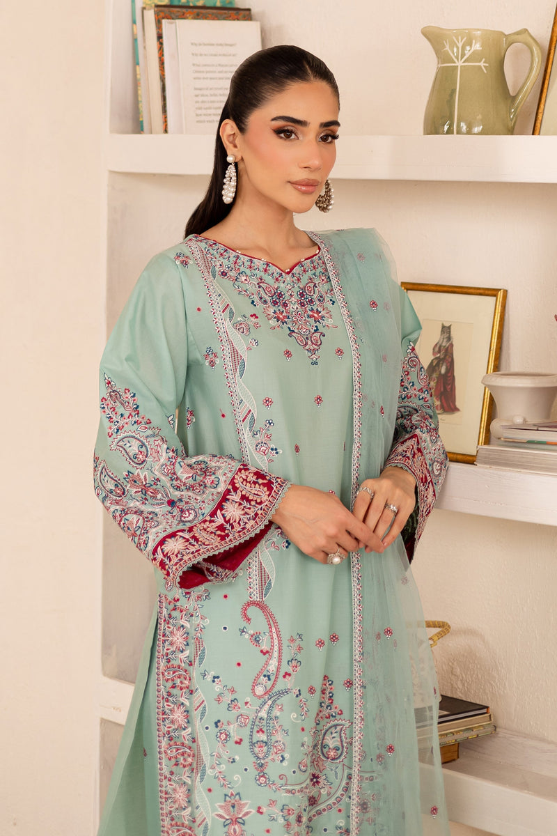 Batik | Nyra Embroidered Summer Solids | Zen by Batik - Designer Dress - Type: Ladies Clothes - Available at Libayah - 100% Original