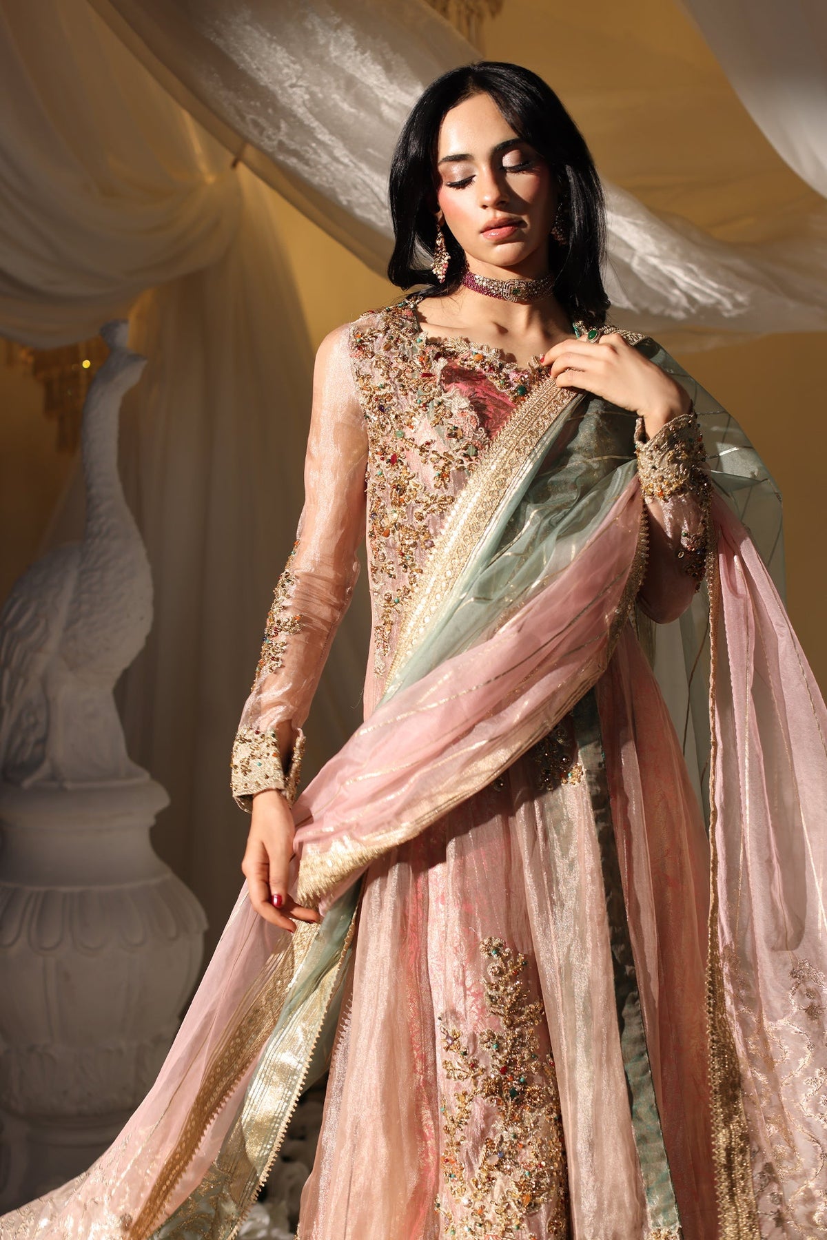 Musferah Saad | Casa Blance |Mughal Blossom by Musferah Saad - Designer Dress  - Type : Ladies Clothes - Available at Libayah - 100% Original 