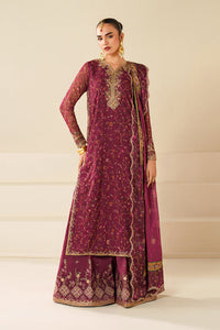 Baroque | Formals Collection | EMBROIDERED CHIFFON UF-4277 by Baroque - Designer Dress  - Type : Ladies Clothes - Available at Libayah - 100% Original 