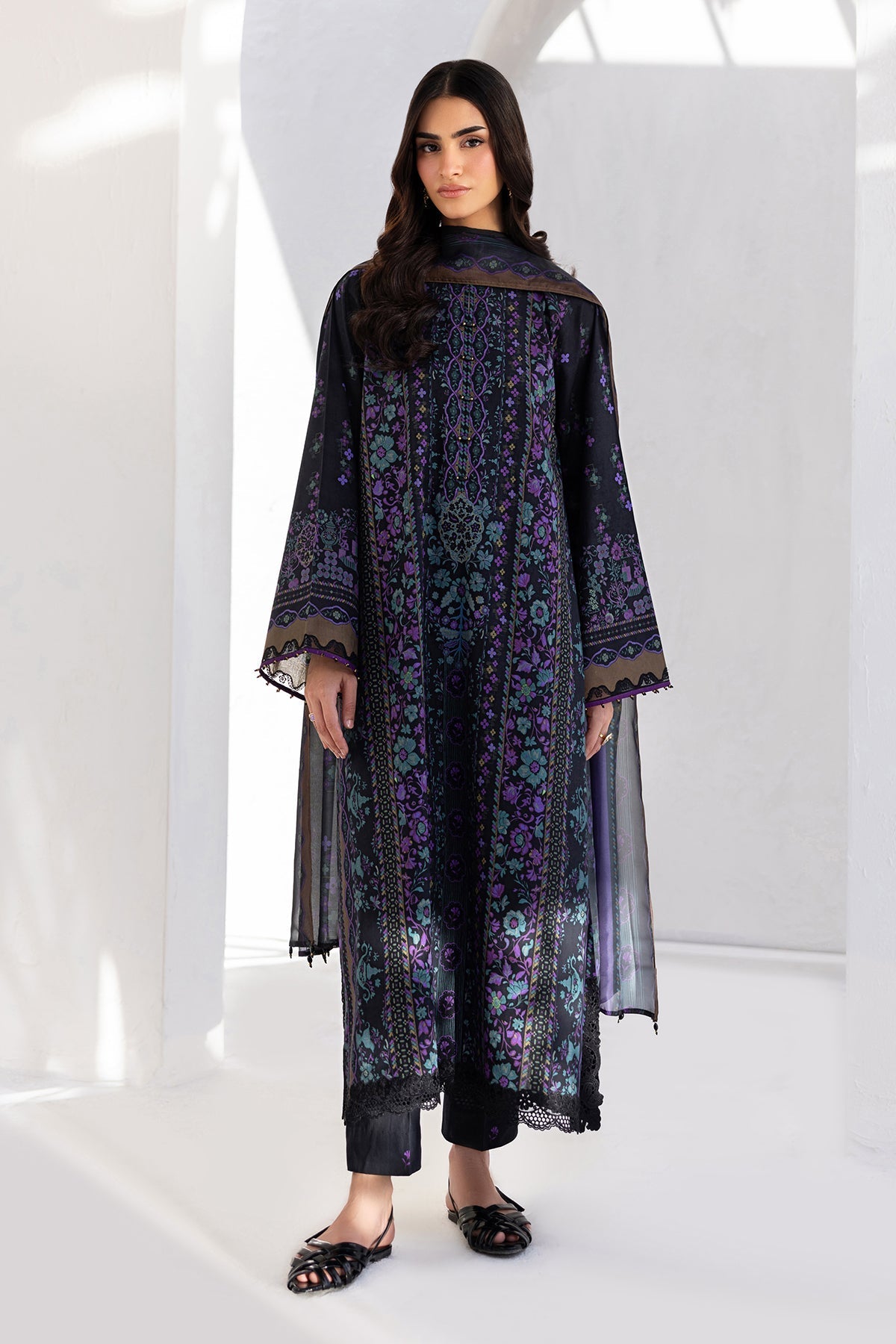 Baroque | Luxury Summer Pret | UF-4453 by Baroque - Designer Dress  - Type : Ladies Clothes - Available at Libayah - 100% Original 