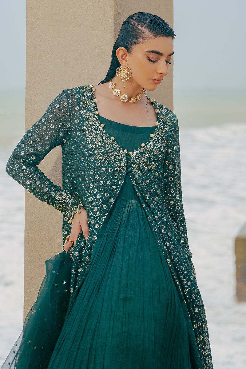 Cross Stitch | Wedding Collection 24 | GREEN SPRING by Cross Stitch - Designer Dress - Type: Formal - Available at Libayah - 100% Original