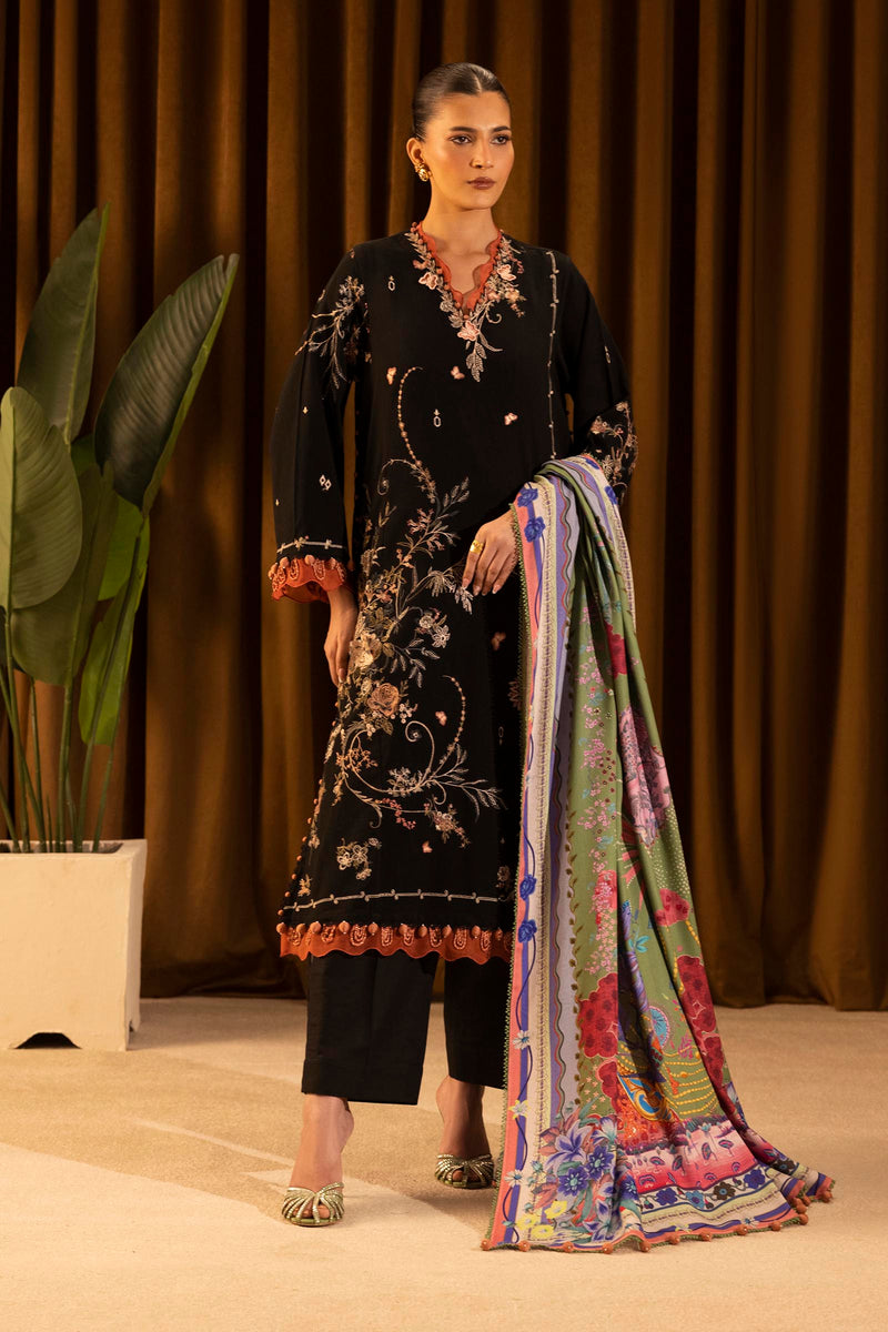 Sana Safinaz | Muzlin Winter 25 | M253-006A by Sana Safinaz - Designer Dress - Type : Ladies Clothes - Available at Libayah - 100% Original 